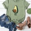 Avocado Print Cuffed Tee T-shirt DAP