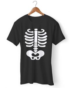 Baby Skeleton Halloween Costume Gildan Man's T-Shirt DAP