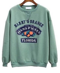 Barry's Orange Florida Crewneck Sweatshirt AY