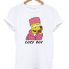 Bart Cozy Boy Cartoon T Shirt AY