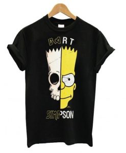 Bart Simpson Skull T shirt AY