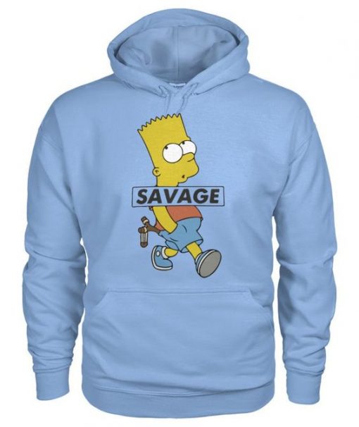 Bart Simpson savage hoodie AY