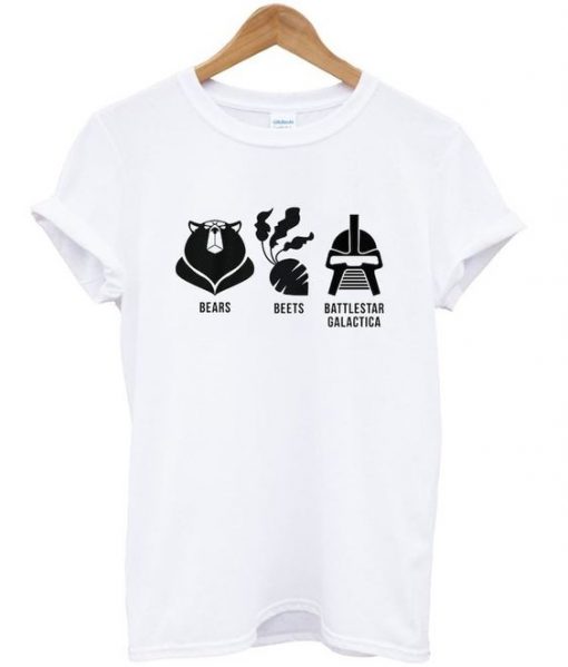 Bears beets battlestar galaction t-shirt ay