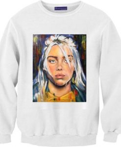 Billie Eilish paint art Sweatshirts AY