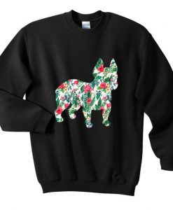 Bulldog flower sweatshirt AY
