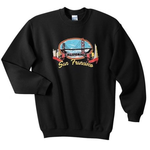 California san francisco sweatshirt AY