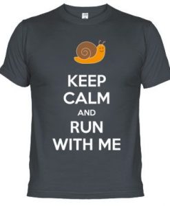 Camiseta Keep calm and run with me Tshirt DAP