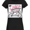 Cartoon rabbit girl holding smartphone t rabbit t shirt DAP