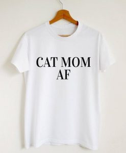 Cat mom AF T-shirt, AY