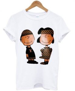 Charlie Brown And Lucy LV T-Shirt ZNF08