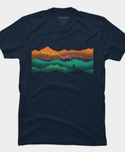 Colorful Mountain T-Shirt ZNF08
