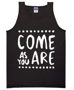 Come-as-you-are-black-tanktop AY