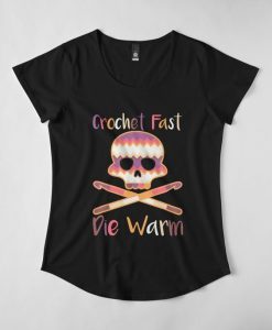 Crochet Fast Die Warm T-Shirt ZNF08