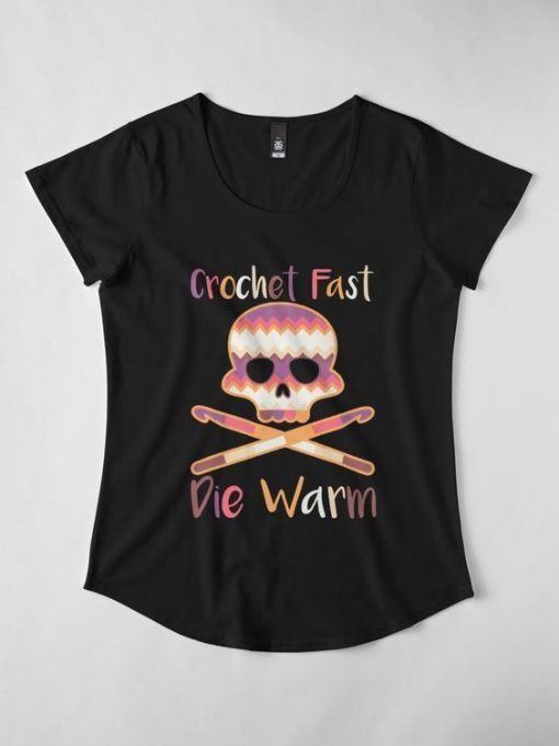 Crochet Fast Die Warm T-Shirt ZNF08