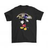 Dabbing Mickey Flippin' Love Baltimore Ravens Football Shirts DAP