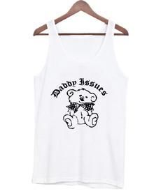Daddy Issues bear tank top AY