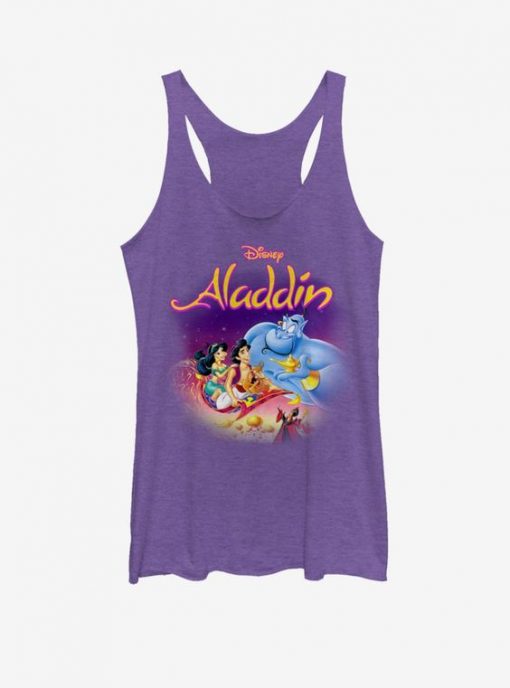 Disney Aladdin VHS Art Girls Tank ZNF08