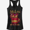 Disney Mulan Mushu Stone Dragon Head Girls Tank ZNF08