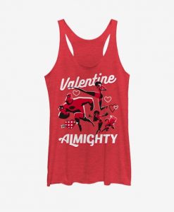 Disney Pixar The Incredibles Valentine Almighty Girls Tank ZNF08