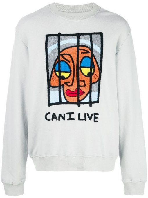 Haculla Can I Live Sweatshirt ZNF08