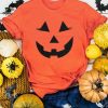 Halloween Pumpkin Smile Face T-Shirt ZNF08