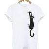 Hanging Cat T Shirt DAP