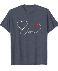 Heart Beats Nurse Valentines Day T-Shirt ZNF08