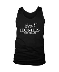 Homies Brooklyn Inspired Logo Parody Men's Tank Top AY