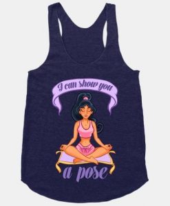 I Can Show You A Pose Racerback Tank ZNF08