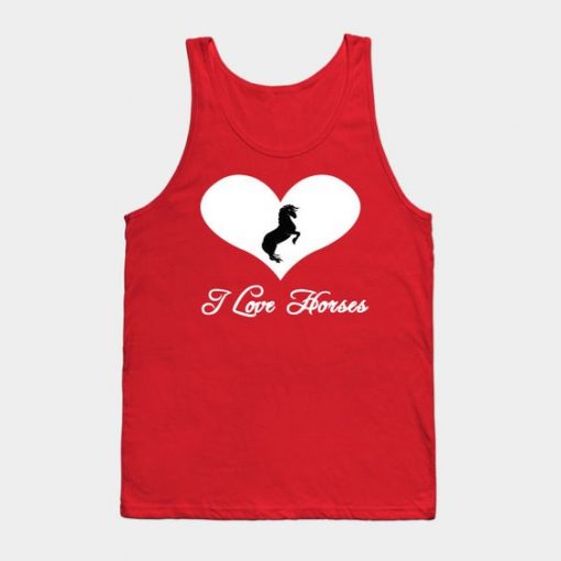 I love horses TANK TOP ZNF08