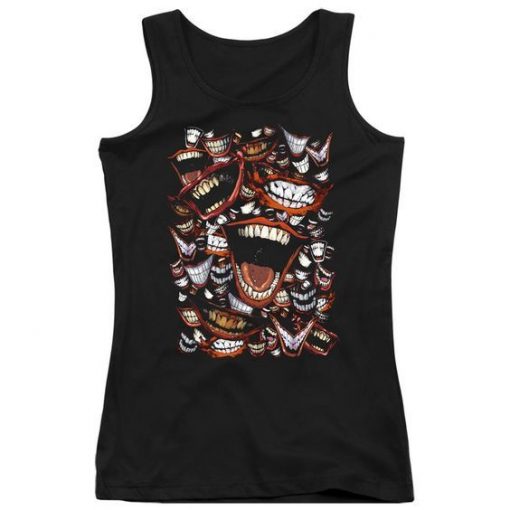 Joker Laugh Repeat Black Tanktop ZNF08