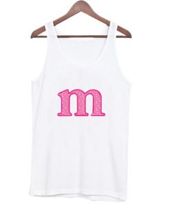 Letter M halloween Tank Top ZNF08