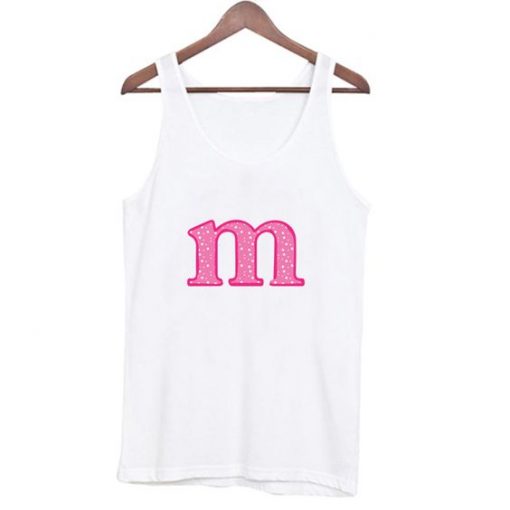 Letter M halloween Tank Top ZNF08