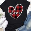 Love Heart Print Baseball Valentine T-Shirt ZNF08