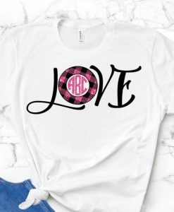 Love Monogram TSHIRT ZNF08