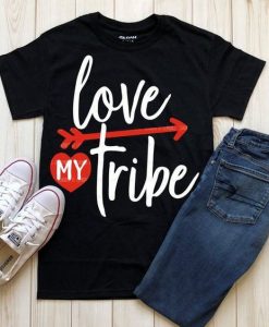 Love My Tribe T Shirt ZNF08