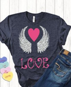 Love Wings VALENTINE TSHIRT ZNF08