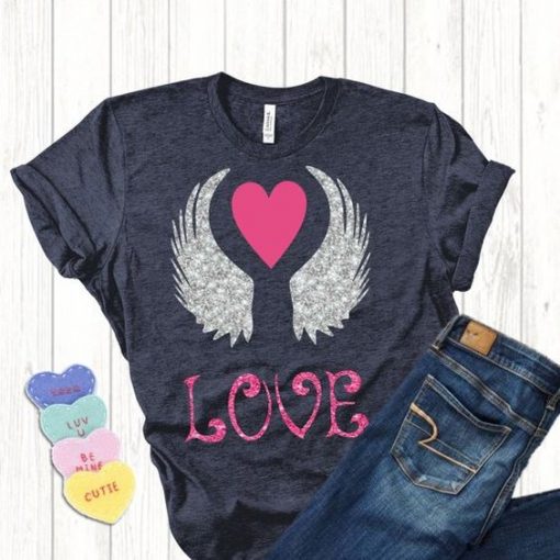 Love Wings VALENTINE TSHIRT ZNF08