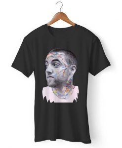 Mac Miller Faces Art Man's T-Shirt DAP