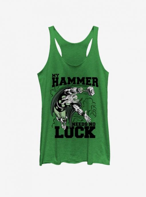 Marvel Thor Hammer Luck Girls Tank ZNF08