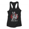 Middle Finger Gangsta Rabbit Bad Boy Woman's Racerback Tank Top ZNF08