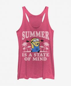 Minion Summer State of Mind Girls Tank Top ZNF08