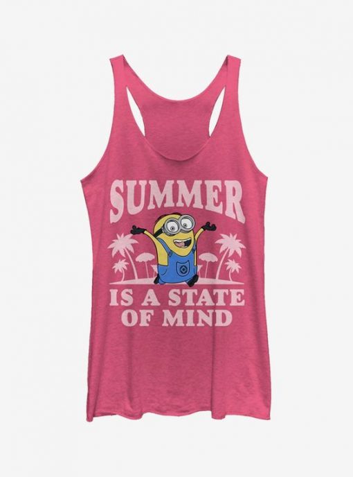 Minion Summer State of Mind Girls Tank Top ZNF08