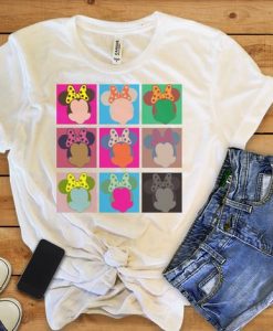 Minnie head shirt TSHIRT ZNF08