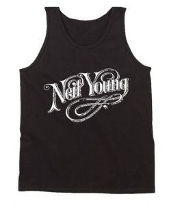Neil Young Name Logo Men's Tank Top DAP