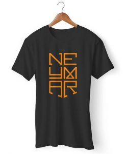 Neymar Logo Orange Man's T-Shirt DAP