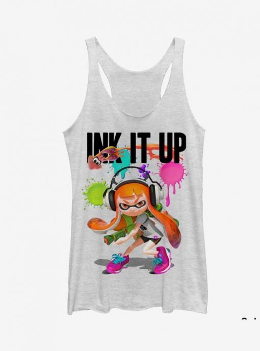 Nintendo Splatoon Ink It Up Girls Tanks ZNF08