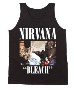 Nirvana Bleach Album Cover Men's Tank Top DAP