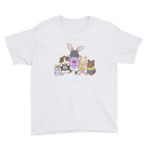 Pipsqueaks for Human Rights Youth Short Sleeve T-Shirt ZNF08