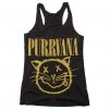 'Purrvana' Nirvana Cat TANK TOP ZNF08